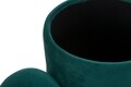 Set 2 taburete cu spatiu pentru depozitare Couple, Mauro Ferretti, catifea, verde inchis
