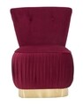 Fotoliu Lady, Mauro Ferretti, 60x55x79 cm, catifea, bordo
