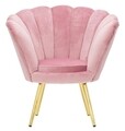 Fotoliu Vienna, Mauro Ferretti, 85x76x88 cm, catifea, roz
