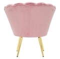 Fotoliu Vienna, Mauro Ferretti, 85x76x88 cm, catifea, roz