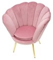Fotoliu Vienna, Mauro Ferretti, 85x76x88 cm, catifea, roz