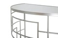 Consola Ice, Mauro Ferretti, 100x40x80 cm, fier, argintiu