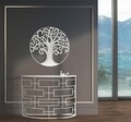 Consola Ice, Mauro Ferretti, 100x40x80 cm, fier, argintiu