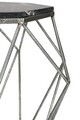 Masuta Diamond Marble, Mauro Ferretti, Ø 68x52 cm, fier, auriu