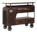 Consola Old Style, Mauro Ferretti, 111x60x89 cm, lemn de brad, maro