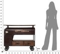 Consola Old Style, Mauro Ferretti, 111x60x89 cm, lemn de brad, maro