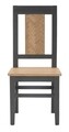 Set 2 scaune Male, Mauro Ferretti, 44x44x96 cm, lemn de brad, maro