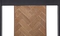 Set 2 scaune Male, Mauro Ferretti, 44x44x96 cm, lemn de brad, maro