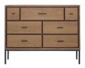 Comoda Male, Mauro Ferretti, 105x38x82 cm, lemn de brad, maro