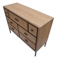 Comoda Male, Mauro Ferretti, 105x38x82 cm, lemn de brad, maro