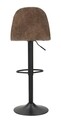 Scaun de bar Berlin - B, Mauro Ferretti, 41x50x90 cm, fier, maro
