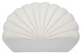 Taburet Shell, Mauro Ferretti, 80x54x42 cm, lemn de pin, crem