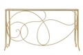 Consola Art, Mauro Ferretti, 140x40x80 cm, fier, auriu