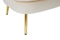 Fotoliu Loxy, Mauro Ferretti, 68x72x80 cm, catifea, crem