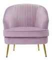 Fotoliu Loxy, Mauro Ferretti, 68x72x80 cm, catifea, roz