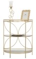 Consola Glam, Mauro Ferretti, 70x35x85 cm, fier, auriu