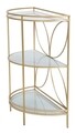 Consola Glam, Mauro Ferretti, 70x35x85 cm, fier, auriu