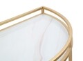 Consola Glam, Mauro Ferretti, 70x35x85 cm, fier, auriu