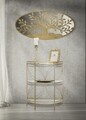 Consola Glam, Mauro Ferretti, 70x35x85 cm, fier, auriu
