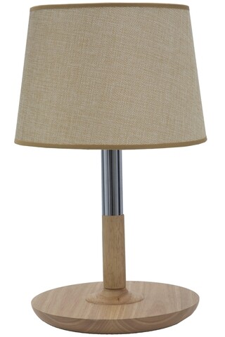Lampa de masa Karl, Mauro Ferretti, 1 x E27, 40W, Ø 25x42 cm, lemn