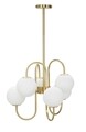 Lustra Glamy, Mauro Ferretti, 6 x E14, 20W, Ø 54x85 cm, fier