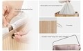 Cos de rufe Bamboo, Songmics, 40 x 30 x 60 cm, 72 L, bambus/bumbac