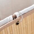 Cos de rufe Bamboo, Songmics, 40 x 30 x 60 cm, 72 L, bambus/bumbac