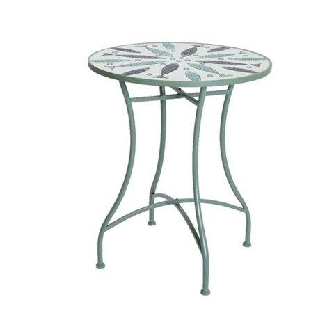 Masa pentru gradina Bistro Volos, Decoris, 60x71 cm, fier