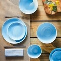 Serviciu de masa 18 piese, Luminarc, Diwali, sticla, albastru
