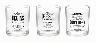 Transparent, Set 3 pahare 300 ml