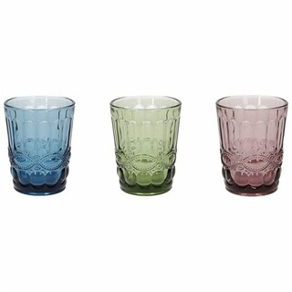 Színes, 3 db Pohár 230 ml