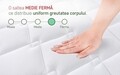 Saltea ortopedica Atena Memory Bonnell, 160x200 cm, H 22 cm