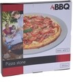 BBQ Pizza szervírozó tál, 33x1.1 cm, kő