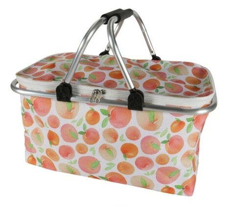Cos termoizolant Peaches, 35L, 48x28x24 cm, poliester, portocaliu