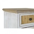 DKD Home Komód, 47.5 x 38 x 83 cm, fenyőfa, fehér/természetes