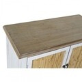 DKD Home Décor Komód, 81.5 x 38 x 82.5 cm, fenyőfa, fehér/barna