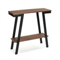 Masuta hol, Versa, 26 x 76 x 76 cm, mdf, maro/negru