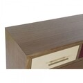 DKD Home Décor Lisa Komód, 80 x 34 x 84 cm, császár fa/fém, színes