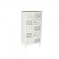 DKD Home Décor Komód 5 fiókkal, 56.5 x 34.3 x 109 cm, fa, színes