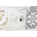 DKD Home Décor Komód 5 fiókkal, 56.5 x 34.3 x 109 cm, fa, színes