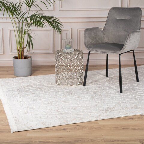 Covor Peri 120, Decorino, 160x220 cm, 100% poliester, bej