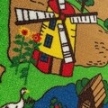 Covor Playcarpet Farm, Decorino, 90x200 cm, 100% poliamida, multicolor