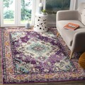 Covor Mila, Safavieh, 122x170 cm, polipropilena, mov/albastru