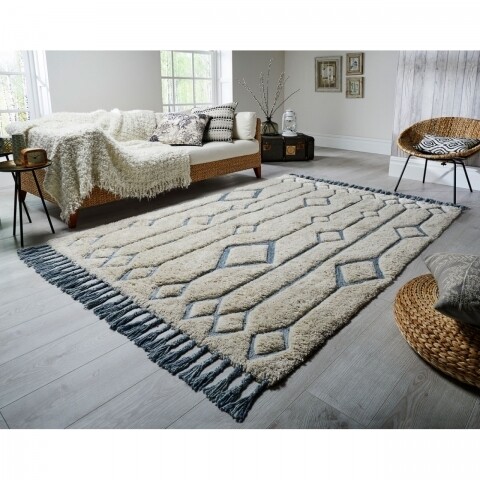 Covor Solitaire Sion Natural/Duck Egg 120X170 cm