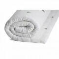 Topper saltea Memory Eucalyptus, Green Future, 90x200 cm, H 5 cm