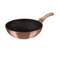 Wok Berlinger Haus serpenyő, 28 cm, kovácsolt alumínium és márvány, Rose Gold