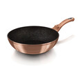 Wok Berlinger Haus serpenyő, 28 cm, kovácsolt alumínium és márvány, Rose Gold