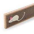 Bloc de ascutit gheare pentru pisici, 38 x 2 x 12 cm, carton ondulat