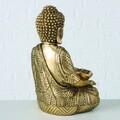 Decoratiune Buddha Jarven V1, Boltze, 20x17x30 cm polirasina