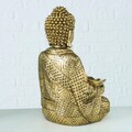 Decoratiune Buddha Jarven V2, Boltze, 20x17x30 cm polirasina